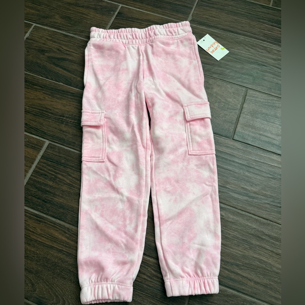 🦄Jumping Beans Light Pink Tie-Dye Joggers